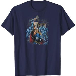 imageMarvel  The Mighty THOR Classic Rock Vibe TShirtNavy Blue