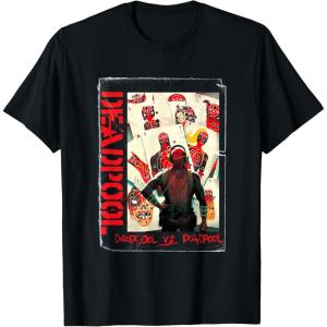 imageMarvel Comics Deadpool Vs Deadpool Target Poster TShirtBlack