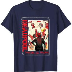 imageMarvel Comics Deadpool Vs Deadpool Target Poster TShirtNavy Blue