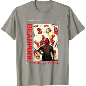 imageMarvel Comics Deadpool Vs Deadpool Target Poster TShirtSlate Grey