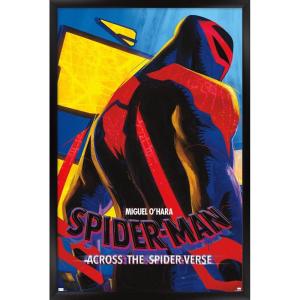 imageMarvel SpiderMan Across The SpiderVerse  Miguel OHara One Sheet Wall Poster 34Lquot x 224Wquot Premium Unframed VersionBlack Framed Version