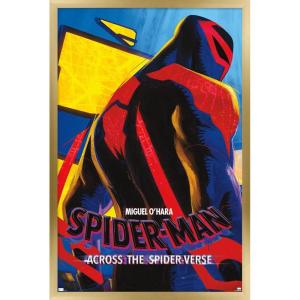 imageMarvel SpiderMan Across The SpiderVerse  Miguel OHara One Sheet Wall Poster 34Lquot x 224Wquot Premium Unframed VersionGold Framed Version