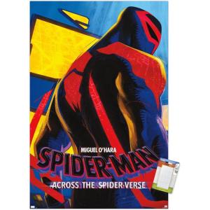 imageMarvel SpiderMan Across The SpiderVerse  Miguel OHara One Sheet Wall Poster 34Lquot x 224Wquot Premium Unframed VersionPremium Poster  Mount Bundle