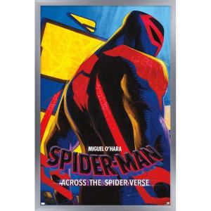 imageMarvel SpiderMan Across The SpiderVerse  Miguel OHara One Sheet Wall Poster 34Lquot x 224Wquot Premium Unframed VersionSilver Framed Version