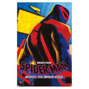 imageMarvel SpiderMan Across The SpiderVerse  Miguel OHara One Sheet Wall Poster 34Lquot x 224Wquot Premium Unframed VersionWhite Framed Version
