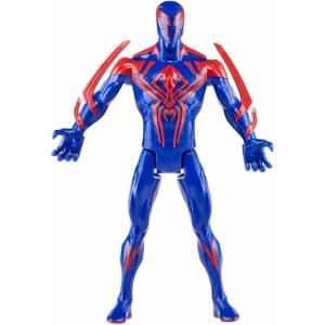 imageMarvel SpiderMan Across The SpiderVerse Titan Hero Series SpiderMan 2099 Toy 12InchScale Deluxe Figure Toys for Kids Ages 4 and Up