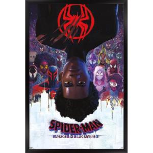 imageMarvel SpiderMan Across the SpiderVerse  Official One Sheet Wall Poster 34Lquot x 224Wquot Premium Unframed VersionBlack Framed Version