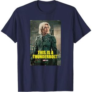 imageMarvel Thunderbolts This Is A Thunderbolt Yelena Belova TShirtNavy Blue