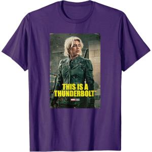 imageMarvel Thunderbolts This Is A Thunderbolt Yelena Belova TShirtPurple