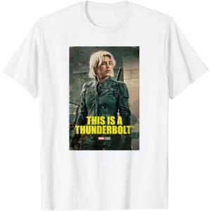 imageMarvel Thunderbolts This Is A Thunderbolt Yelena Belova TShirtWhite
