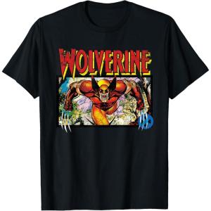 imageMarvel XMen Retro Wolverine 90s TShirtBlack