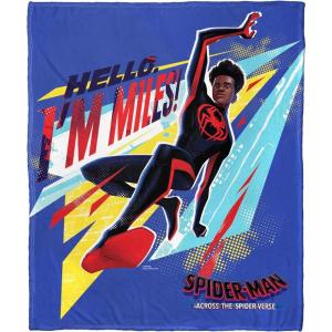 imageNorthwest SpiderMan Silk Touch Throw Blanket 50quot x 60quot Spiderwoman DrewHello Miles