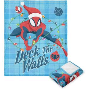 imageNorthwest SpiderMan Silk Touch Throw Blanket 50quot x 60quot Spiderwoman DrewHoliday Plaid
