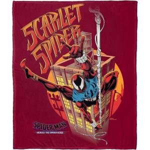 imageNorthwest SpiderMan Silk Touch Throw Blanket 50quot x 60quot Spiderwoman DrewScarlet Spider