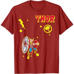 imageThor Character Collage TShirtCranberry Red