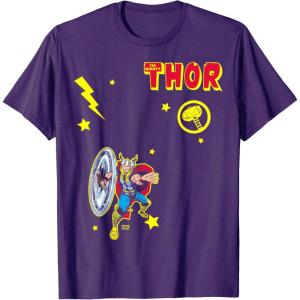 imageThor Character Collage TShirtPurple