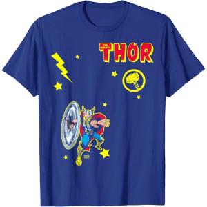 imageThor Character Collage TShirtRoyal Blue