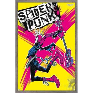 imageTrends International Marvel SpiderMan Across The SpiderVerse  SpiderPunk Wall Poster 34L x 224W Premium Unframed VersionBarnwood Framed Version