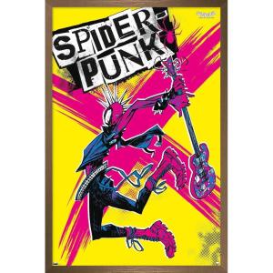 imageTrends International Marvel SpiderMan Across The SpiderVerse  SpiderPunk Wall Poster 34L x 224W Premium Unframed VersionBronze Framed Version