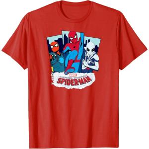 imageYour Friendly Neighborhood SpiderMan  Suit Panels TShirtRed