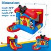 imageFunormous Marvel SpiderMan Bounce House with Slide Kids Inflatable Spiderman Bouncy Castle Indoor Outdoor Plus Heavy Duty Air BlowerMickey Mouse