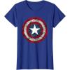 imageMarvel Captain America Avengers Shield comic TShirtRoyal Blue