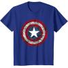 imageMarvel Captain America Avengers Shield comic TShirtRoyal Blue