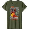 imageMarvel Halloween Madness Awaits the Greatest Super Heroes TShirtOlive Green
