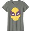 imageMarvel Wolverine Pastel Spring Holiday Easter Egg TShirtOlive Heather