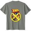 imageMarvel XMen 97 Animated Series Beast and Logo 2Sided TShirtOlive Heather