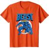 imageMarvel XMen Beast Retro 90s TShirtOrange