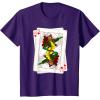 imageMarvel XMen Rogue Playing Card 90s TShirtPurple