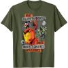 imageMarvel Halloween Madness Awaits the Greatest Super Heroes TShirtOlive Green