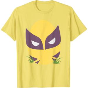 imageMarvel Wolverine Pastel Spring Holiday Easter Egg TShirtLemon Yellow