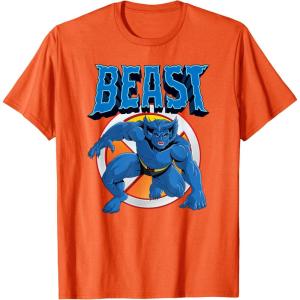 imageMarvel XMen Beast Retro 90s TShirtOrange