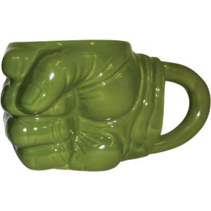 imageVandor 54928 Marvel Hulk Fist Shaped Ceramic Soup Coffee Mug 43quot x 63quot MulticolorHulk Fist