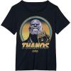 imageMarvel Infinity War Thanos Vintage Portrait Graphic TShirt TShirtBlack