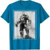 imageMarvel Avengers Infinity War Thanos Sketch Graphic TShirt TShirtSapphire Blue