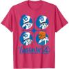 imageMarvel Studios The Fantastic Four First Steps Space Mission TShirtRed Heather