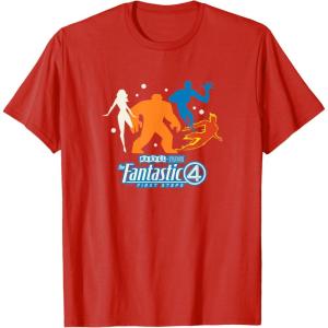 imageFantastic Four First Steps  Silhouettes TShirtRed