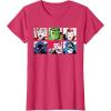 imageMarvel Avengers Super Heroes Retro Comic Art TShirtRed Heather