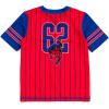imageMarvel Raglan Rash Guard and Swim Trunks UPF 50 Outfit Set Toddler to Big Kid Sizes 2T  1820Spidey  Red  Blue