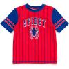 imageMarvel Raglan Rash Guard and Swim Trunks UPF 50 Outfit Set Toddler to Big Kid Sizes 2T  1820Spidey  Red  Blue