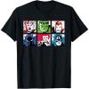 imageMarvel Avengers Super Heroes Retro Comic Art TShirtBlack