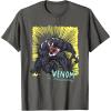 imageMarvel Venom Graphic Pop Marker Colour TShirtAsphalt Grey