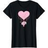 imageSpiderMan  Web Heart Valentines Day TShirtBlack