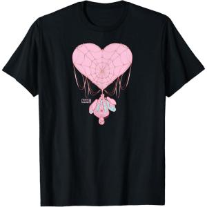 imageSpiderMan  Web Heart Valentines Day TShirtBlack