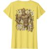 imageGuardians Of The Galaxy  Groot Flowers TShirtLemon Yellow
