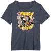 imageGuardians Of The Galaxy  Rocket Raccoon Stickers TShirtHeather Blue