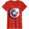 imageMarvel Studios Captain America 4 Brave New World Shield TShirtRed